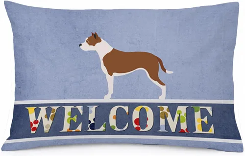 Vista 125 de Caroline's Treasures BB8334PILLOWCASE AIDI Atlas Mountain Dog - Funda de almohada estándar, color azul, ligera, súper suave, de fácil cuidado