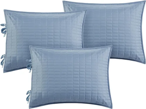 Vista 4 de Comfort Spaces Funda para sofá cama de lujo de doble cara - Acolchado, ropa de cama acogedora para todas las estaciones con falda de cama, fundas a