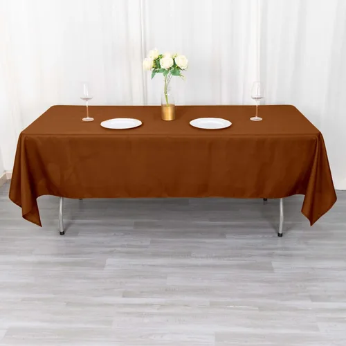 Vista 119 de Efavormart - Mantel rectangular, 60 x 102 pulgadas, resistente a las manchas y a las arrugas, lavable, mantel decorativo oblongo de tela de Amatista