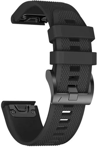 Vista 10 de ANCOOL - Correa para Garmin Fenix 5, de ajuste fácil, de silicona suave de 22 mm de ancho, correa de reloj para Garmin Fenix 5 Azul