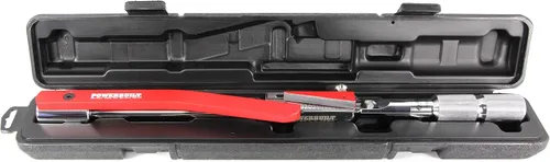 Vista 5 de Powerbuilt Llave dinamométrica de transmisión de 1/2 pulgada con viga deflectora, rango de torque exacto de 20 a 220 libras-pie, medición precisa