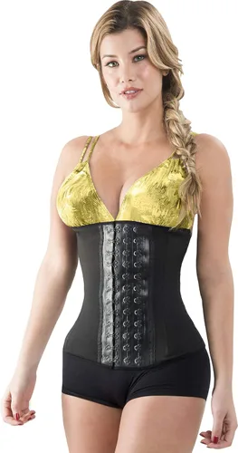Vista 2 de Neo látex cintura entrenador sauna deportes Cincher sudor 3 ganchos fajas cinturilla colombianas reductoras 209b3
