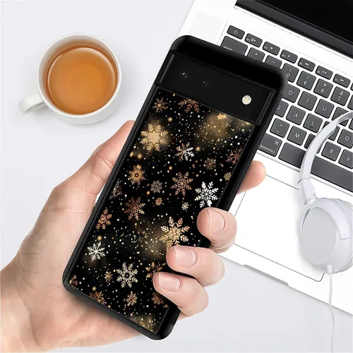 Vista 1585 de Compatible con Google Pixel 4A 5G Mobile Case Creative Acrylic Panel trasero Silicona Protección Grip especialmente diseñado para Google Pixel 4A 5G