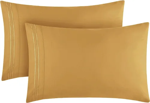 Vista 26 de Mellanni Fundas de almohada de lujo, extrasuaves, refrescantes, fundas de almohada de 12 piezas de la colección icónica, cierre de sobre