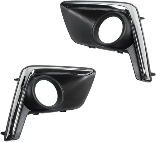 Vista 2 de KarParts360 Para Subaru Crosstrek - Cubierta de luz antiniebla 2016 2017 para el lado del conductor y del pasajero, color negro texturizado