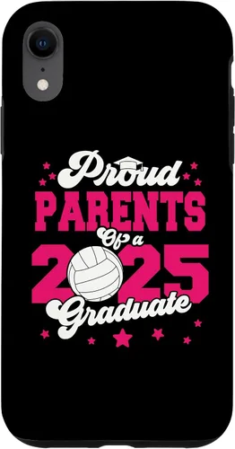 Vista 24 de iPhone 16 Parents of a 2025 Graduate Prom Graduation 25 VolleyBall Case