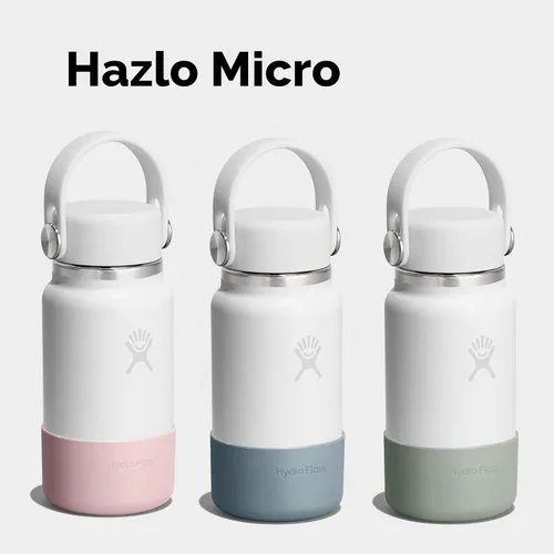 Vista 5 de Hydro Flask Bota de botella micro - Funda protectora inferior - Mini botella de agua de silicona accesorio Agave