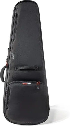 Vista 11 de Gator Cases ICON Series Premium - Bolsa de concierto resistente a la intemperie para guitarras de estilo semihueco; con tiradores de cremallera