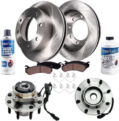 Vista 49 de Detroit Axle - Rotores de freno para Nissan NV2500 NV3500 NV1500 NV1500 2012-2021, repuesto de rotores de freno de disco: rotor delantero de 14.17