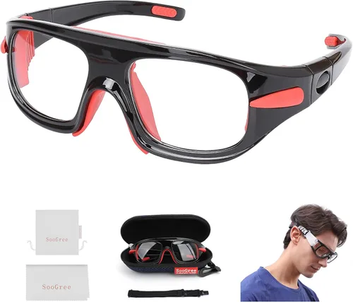 Vista 24 de SooGree Sports Goggles Racquetball Glassess Basketball Football Soccer Goggles for Men & Women Adjustable Strap