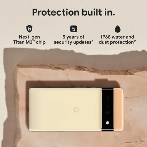 Vista 6 de Google Pixel 6 Pro 5G, versión estadounidense, 128GB, Stormy Black - Desbloqueado (renovado)