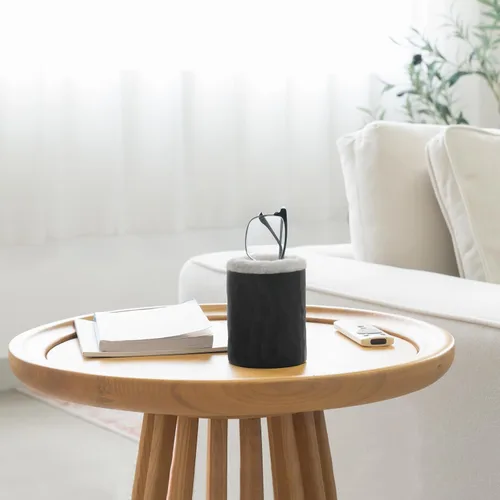 Vista 2 de Mkono Soporte para anteojos con forro de felpa, funda protectora para lentes, soporte antiarañazos, organizador de almacenamiento para anteojos