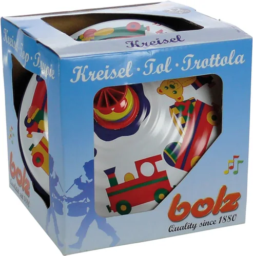 Vista 2 de Bolz Playbox Music Spinning Top Juguete para niños, el divertido zumbido se vuelve más fuerte a medida que la parte superior gira más rápido, tan