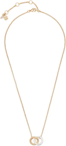 Vista 2 de Lucky Brand Collar de bucle, dos tonos, talla única, Metal, No es una piedra preciosa