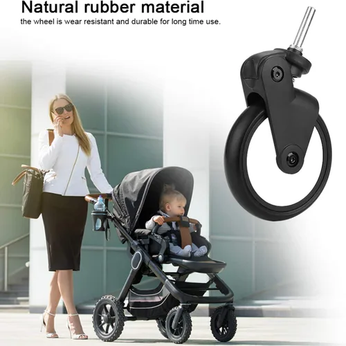Vista 5 de Meiyya Herramienta de repuesto para cochecito de bebé, accesorio de rueda de cochecito, resistente al desgaste para Yoyo para Kiddopotamus