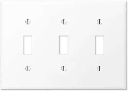 Vista 10 de Placa grande para interruptor de 1 banda, cubierta para caja eléctrica no utilizada, placa de pared en blanco de gran tamaño, placa de pared
