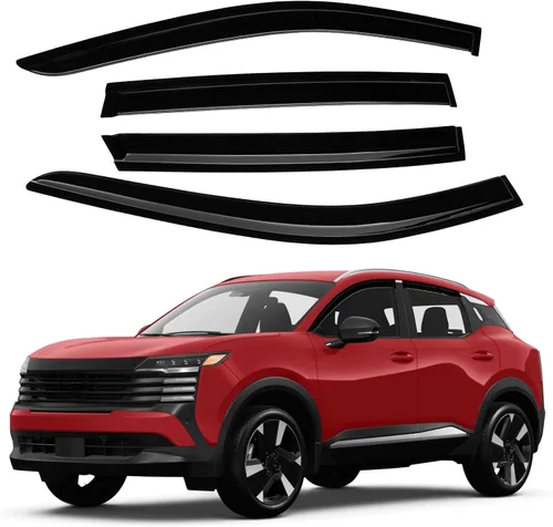 Vista 16 de Canvcle RAV4 Protectores de lluvia – Viseras de ventana para Toyota RAV4 2006-2012, deflectores de viento de ventana lateral con cinta para montaje