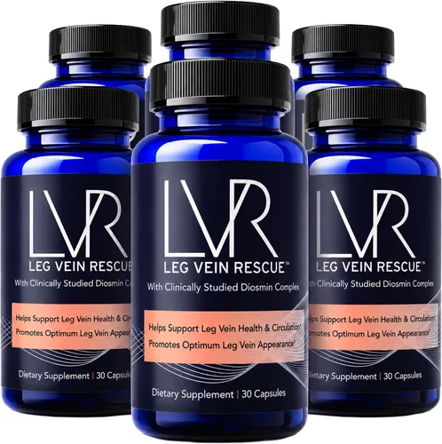Vista 7 de Suplemento de diosmina LVR, 570 mg, bienestar de piernas y apoyo a la circulación, 30 días Clinically Studied Diosmin, One Capsule Daily, Focused