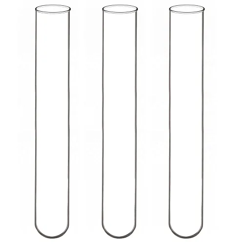 Vista 7 de Labasics Paquete de 15 tubos de ensayo de fondo redondo de vidrio borosilicato, 1.181 in de diámetro exterior x 6.496 in de longitud (paquete de 15)