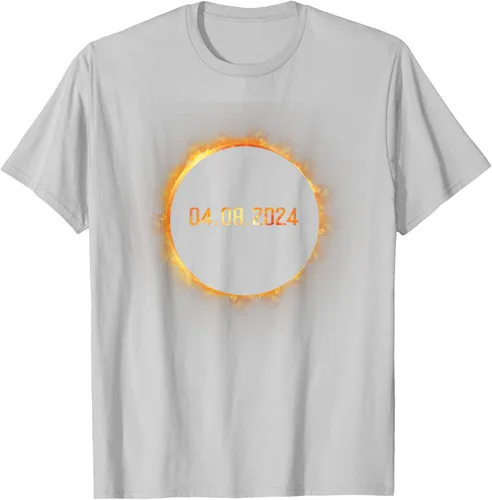 Vista 54 de Totality 04.08.24 Total Solar Eclipse 8 de abril de 2024 Eclipse Camiseta, Negro, S
