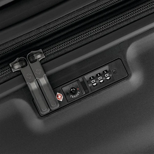 Vista 6 de Samsonite Equipaje extensible central rígido con ruedas giratorias, Triple negro, Equipaje extensible central rígido con ruedas giratorias