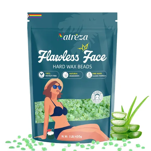 Vista 14 de Cuentas de cera para depilación, bolsa a granel verde de aloe vera Verde - Aloe Vera