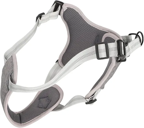 Vista 2 de Adjustable No Pull Dog Harness, Reflective Chest and Back Vest Harness for Medium and Large Dogs, Padded Anti Pull Outdoor Walking Harness with 360°