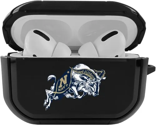 Vista 27 de Funda negra duradera para Apple AirPods Pro (1ª/2ª generación) con mosquetón - Alabama Crimson Tide