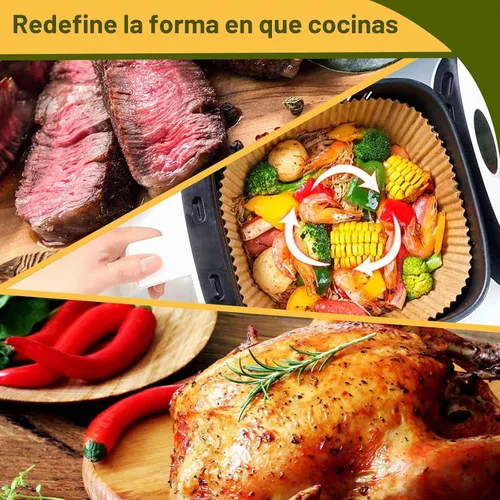 Vista 7 de Forros pequeños para freidora de aire Cosori 2.1qt