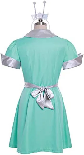 Vista 5 de Fortunehouse Roswell Crashdown Cosplay Costume Liz Parker Cafe Waitress Maid Dress Costume