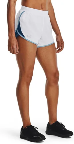 Vista 46 de Under Armour Women's Fly by 2.0 Running Shorts (027) negro / azul glaciar / reflectante