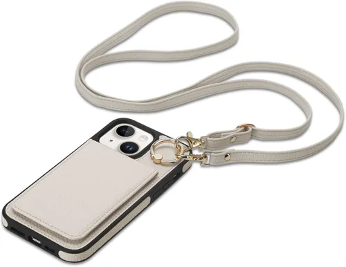 Vista 10 de Funda para iPhone 12 Pro/12, 6.1'', Funda Cartera Cruzada Desmontable con Ranuras para Tarjetas con Bloqueo RFID, Anillo de Soporte 360, Funda Negro