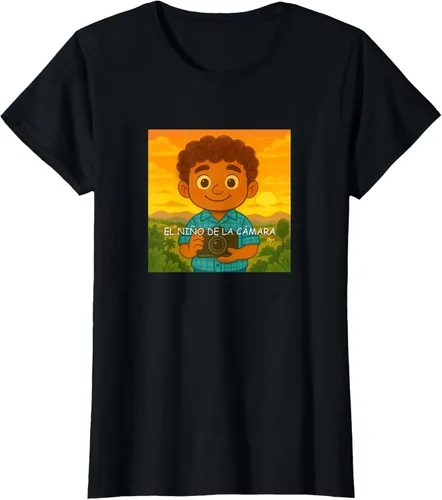 Vista 35 de Camiseta El Niño de la Cámara – Diseño Oficial del Cuento Ilustrado