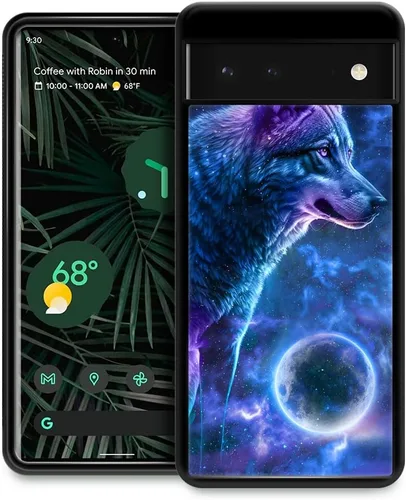 Vista 15 de CARLOCA Funda compatible con Google Pixel 6, diseño gráfico de moda a prueba de golpes, protección antiarañazos y caídas, Google Pixel 6 en blanco