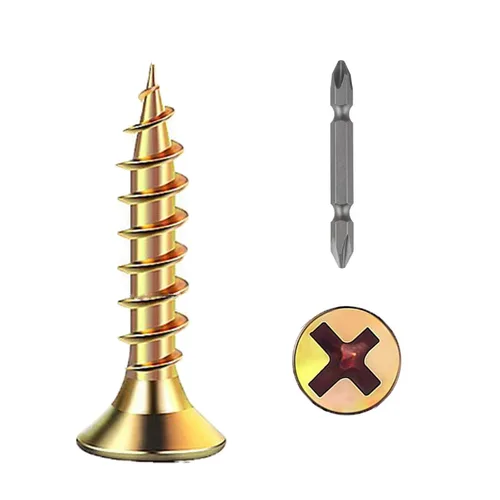 Vista 22 de Wensilon # 4X1 (460PCS) Tornillo de madera negro de cabeza plana 3X25, cabeza plana autorroscante de metal rápido