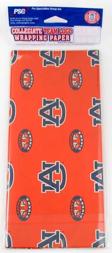 Vista 2 de NCAA papel envoltorio universitario Auburn Tigers