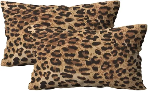 Vista 27 de TOMWISH Juego de 2 fundas de almohada de 16 x 16 pulgadas, diseño de vaca blanca y negra, fundas decorativas para el hogar, cama, sofá, sala