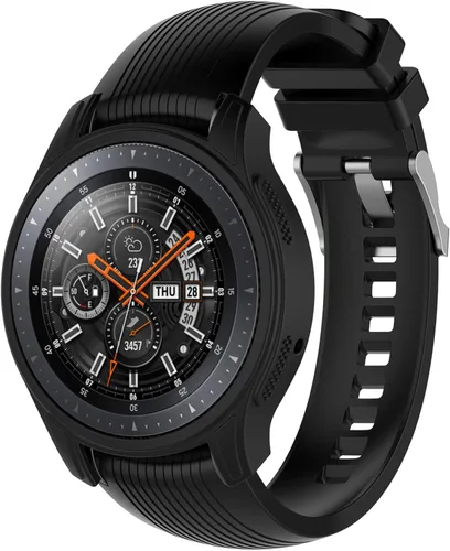 Vista 2 de Funda protectora de silicona suave para Samsung Galaxy Gear S3 Frontier y SM-R800 1.811 in Smart Watch