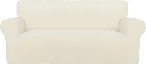 Vista 37 de PureFit Funda súper elástica para sofá reclinable con bolsillo, funda de sofá suave y antideslizante de elastano, lavable, protector de muebles