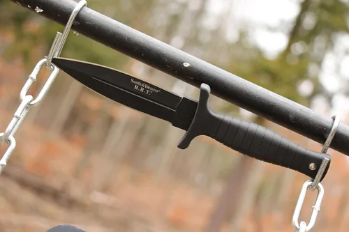 Vista 2 de Smith & Wesson 9" H.R.T Double Edged Boot Knife with High Carbon Stainless Steel Blade