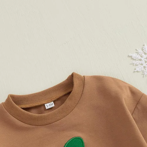 Vista 71 de Adobabirl Traje de Halloween para bebé, sudadera de fantasma, calabaza, mameluco, suéter de gran tamaño, lindo para otoño e invierno