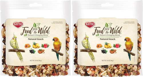 Vista 8 de Kaytee Food From The Wild Golosinas Naturales para Aves Mascotas, 3 oz