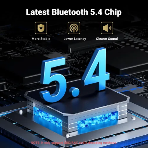 Vista 2 de UGREEN Adaptador Bluetooth 5.4 para automóvil, [cancelación de ruido] Receptor Bluetooth Aux para automóvil, receptor de audio inalámbrico de 3.5mm