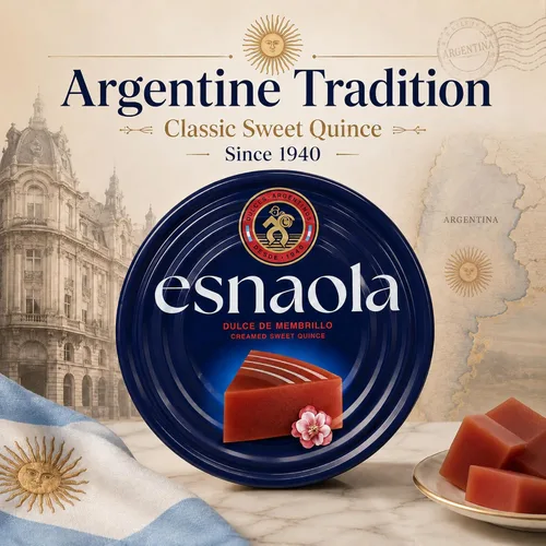 Vista 12 de Esnaola Dulce de Membrillo 24.69 oz Postre de pasta de membrillo argentino
