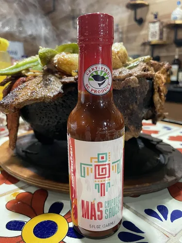 Vista 3 de MAS Salsa picante Chipotle - Galardonada - Salsa gourmet (sin gluten), 5 onzas