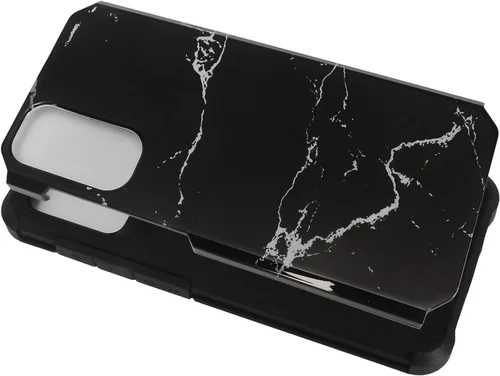 Vista 2 de Para Samsung Galaxy S20 6.2" (SM-G980) - Funda para teléfono con imagen a prueba de golpes - AD1 mármol negro