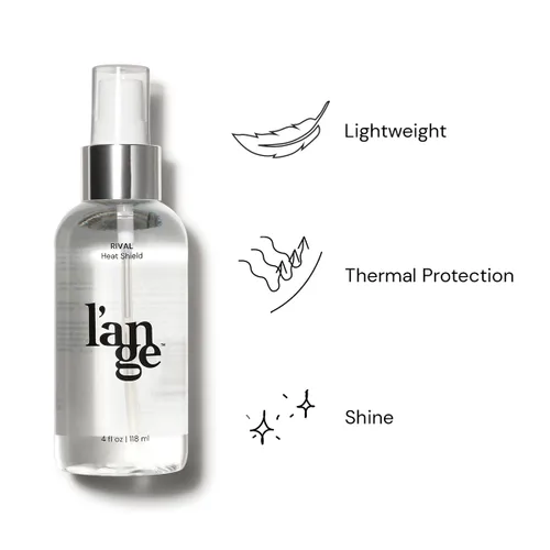 Vista 5 de L'ANGE HAIR Rival Heat Shield Spray de protección térmica para el cabello Previene el encrespamiento y los daños UV Spray protector térmico