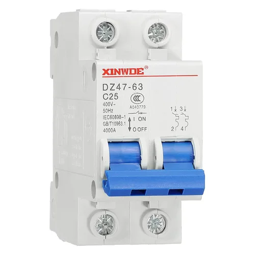 Vista 10 de Disyuntor miniatura de baja tensión 2 polos 3A 230/400V para protección de sobrecarga del disyuntor doméstico