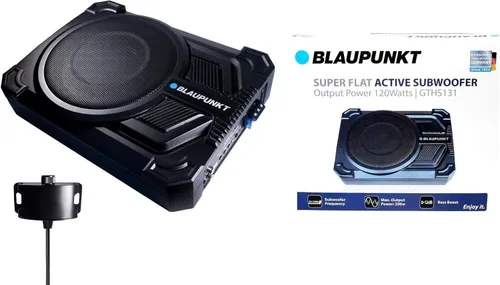 Vista 6 de Blaupunkt GTHS131 GTHS131 Super-Flat 200-Watt-Max Subwoofer activo, negro