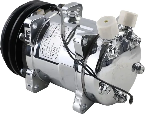 Vista 5 de Compresor universal del A/C con el compresor negro del cromo del SD 508 5H14 R134A del embrague 2PK
